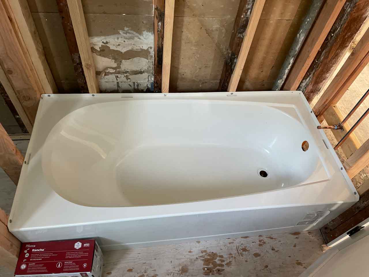 Bathtub Install