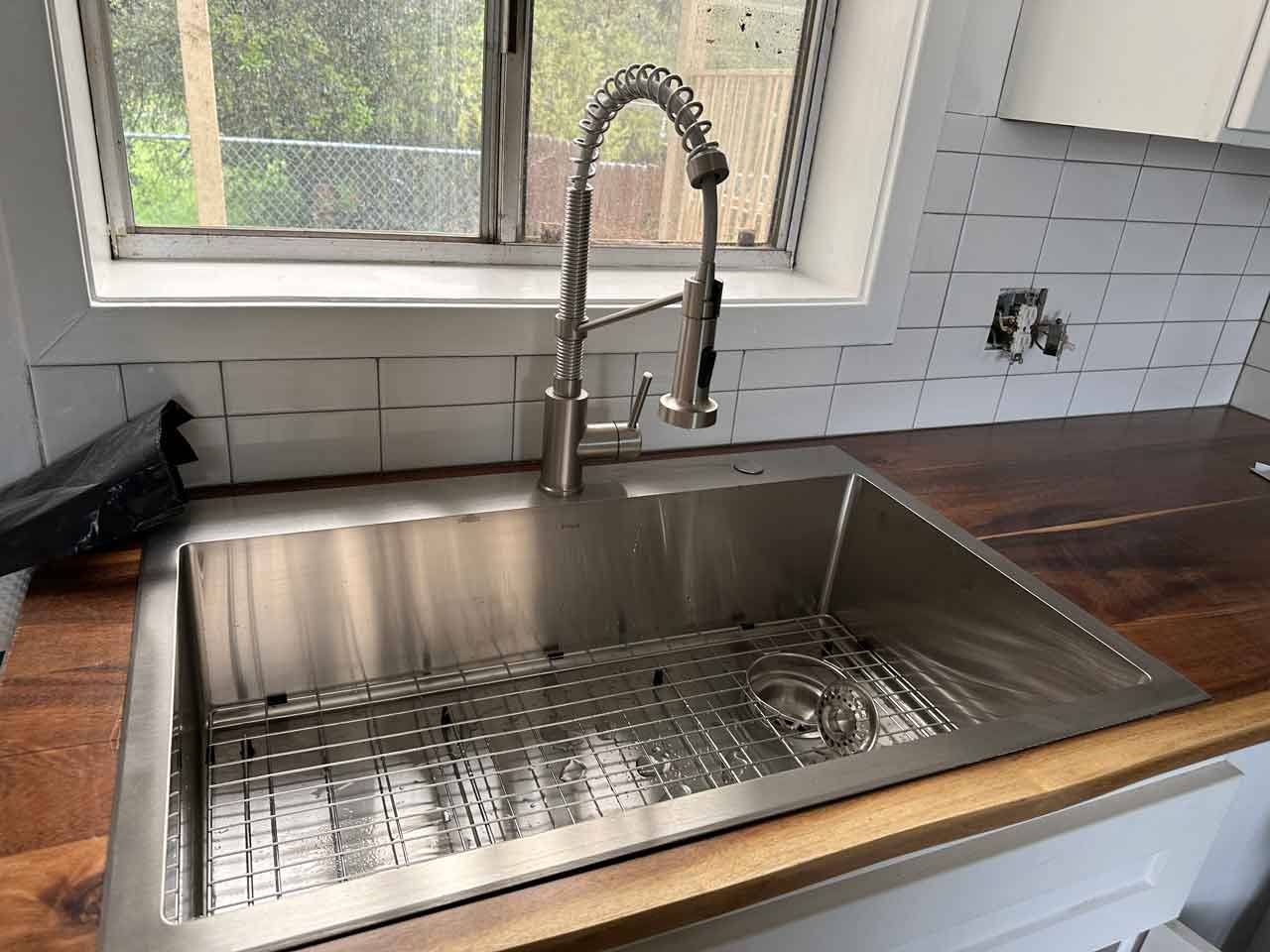 Kitchen Faucet Install